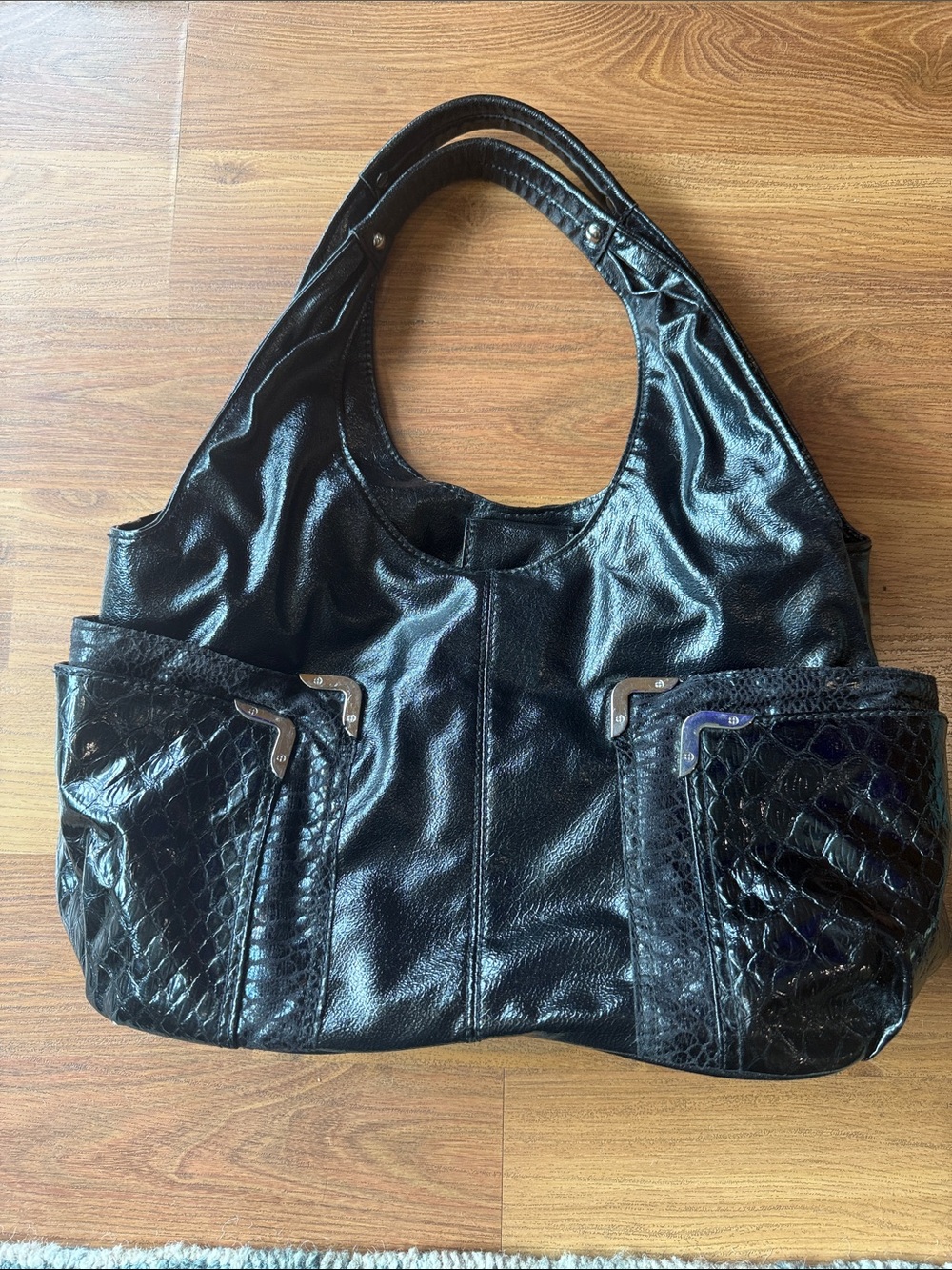 Braciano Black Women's Shoulder Tote Bag - Sleek Everyday Carry